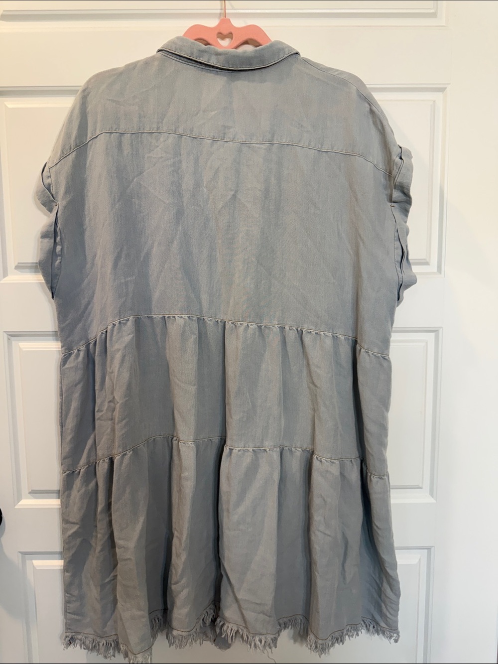 Umgee Light Blue Jean color Dress 2XL - Picture 4 of 7